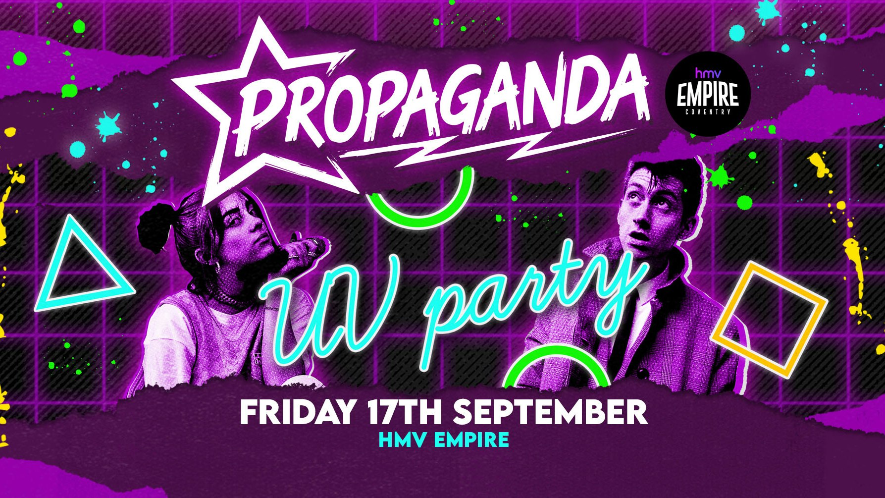 Propaganda Coventry –  UV Party!
