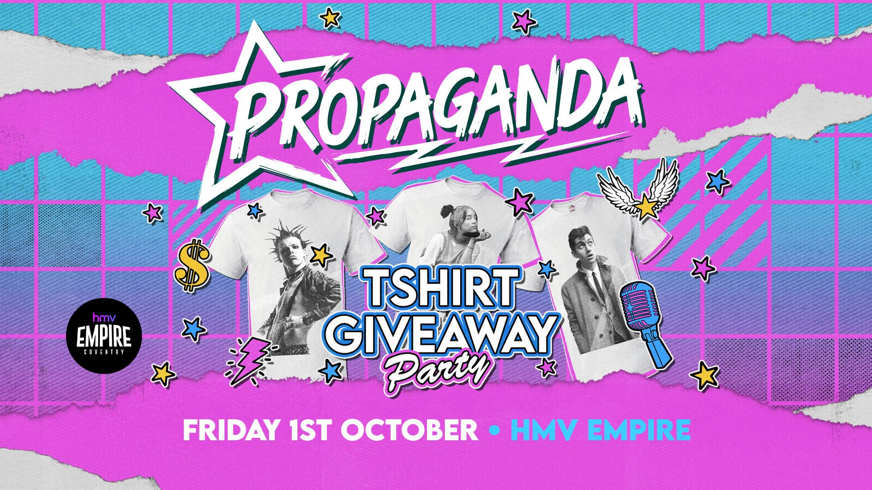 Propaganda Coventry –  Tshirt Party!