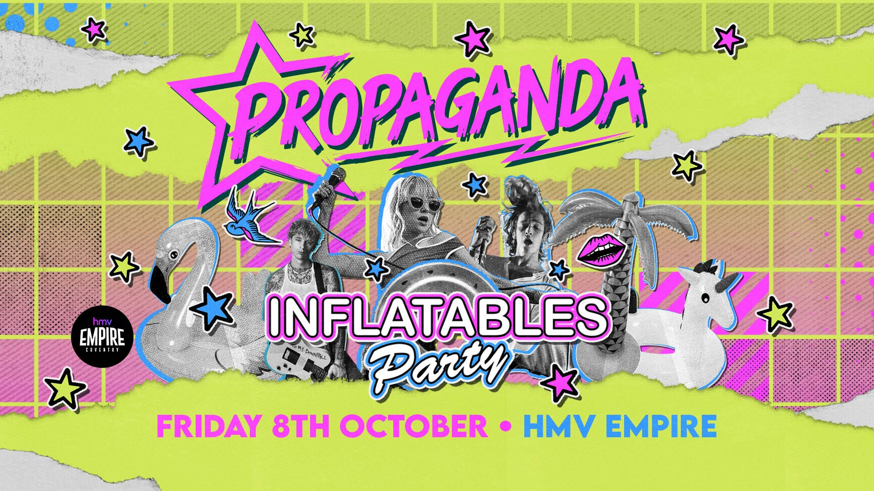 Propaganda Coventry –  Inflatables Party!