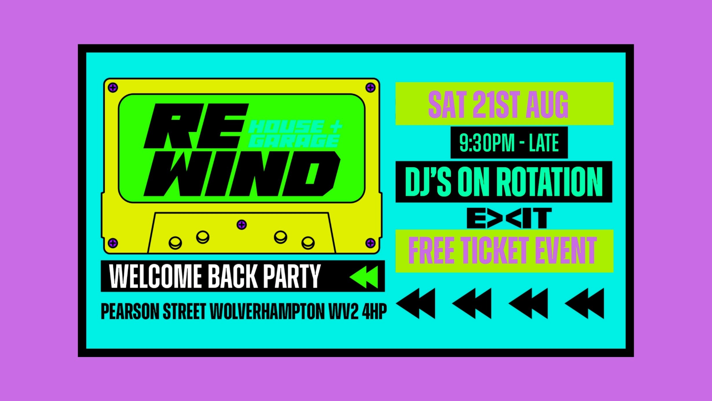 RE:WIND 004 – FREE HOUSE GARAGE AND RNB EVENT