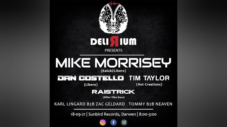Delirium Launch Party W/ Mike Morrisey - Dan Costello - Tim Taylor