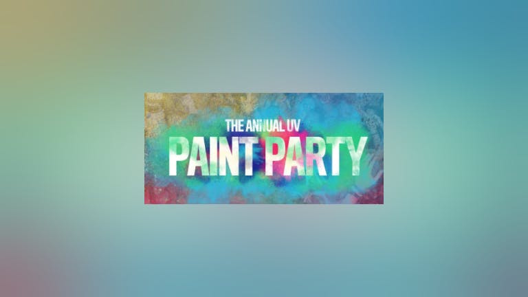 The Annual UV Paint Party // Freshers 2021