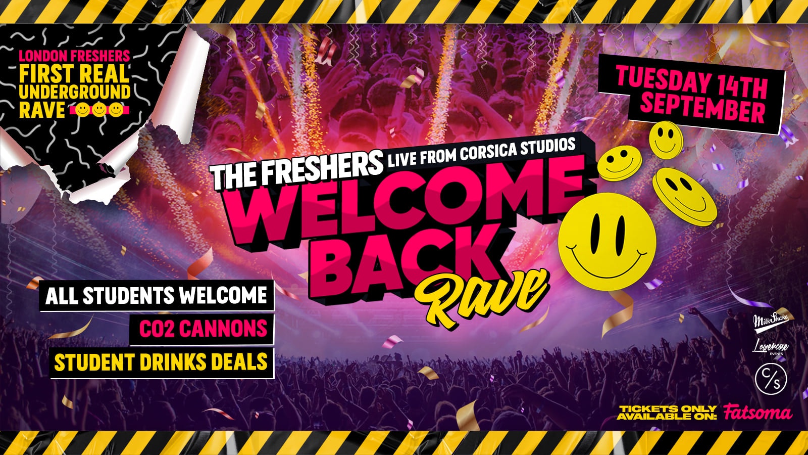 The Freshers WELCOME BACK Rave Live From Corsica ⚡ Tickets Out Now!
