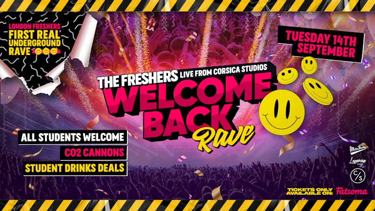 The Freshers WELCOME BACK Rave Live From Corsica ⚡ Tickets Out Now!