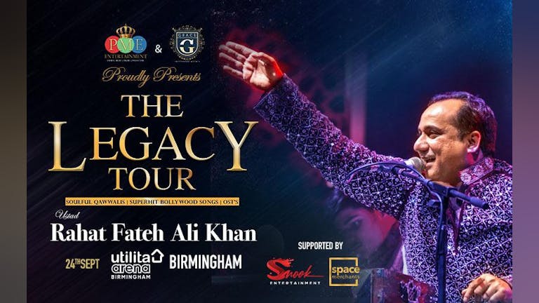 Rahat Fateh Ali Khan - The Legacy Tour 2021 : Birmingham