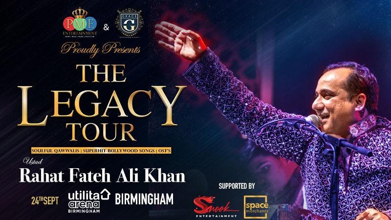 Rahat Fateh Ali Khan – The Legacy Tour 2021 : Birmingham