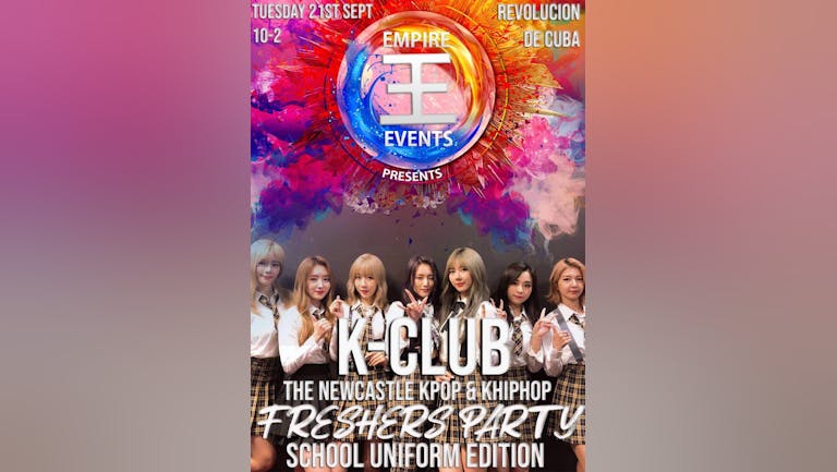 K-Club Freshers Party in Newcastle: School Uniform Edition on 21/09/21