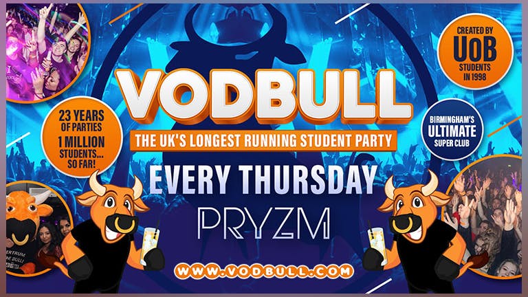 🔥300 tickets on the door! 🔥 VODBULL at PRYZM💥07/10💥