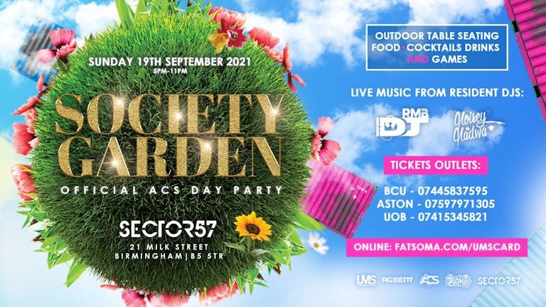 Society Garden - Aston ACS Day Party