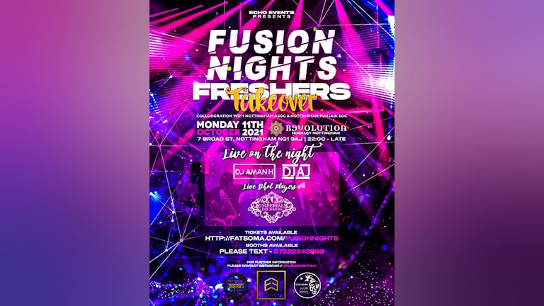 Fusion Nights - Nottingham Freshers Takeover!