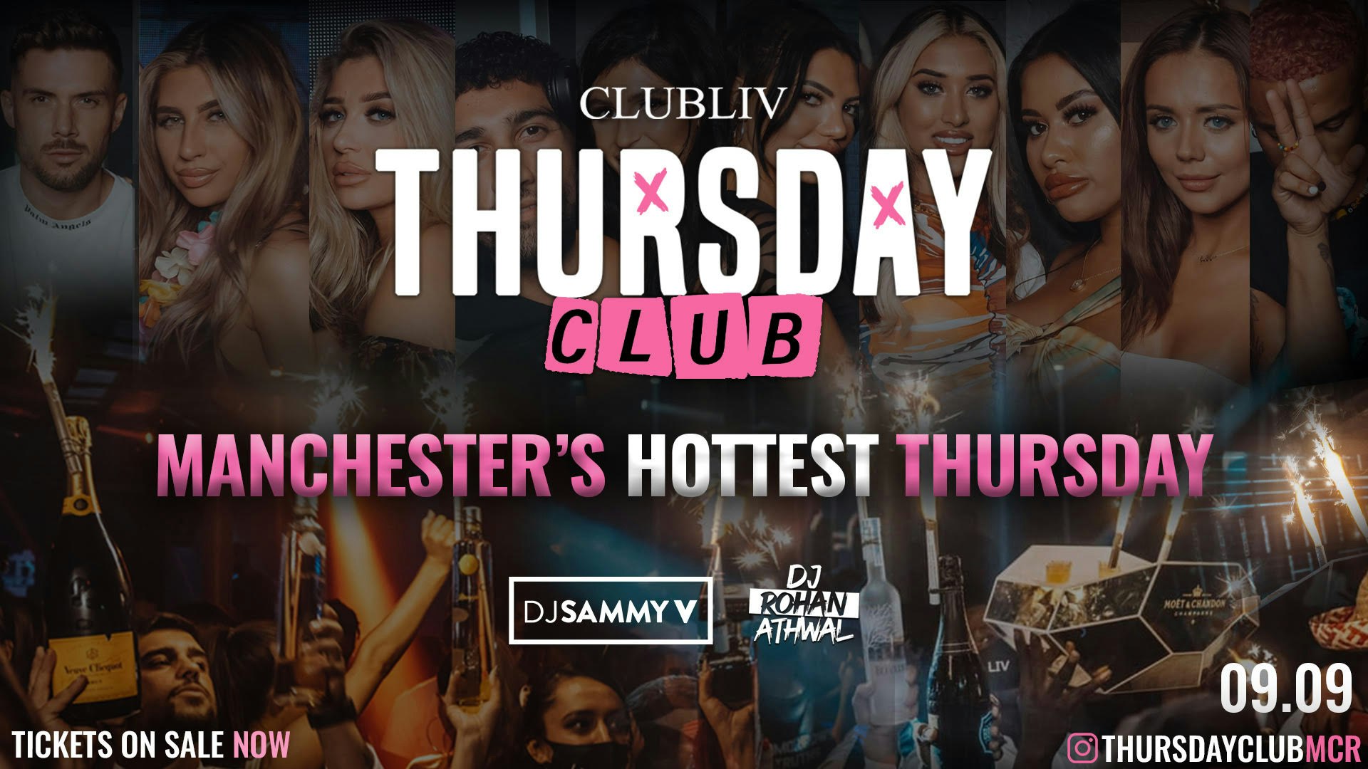 THURSDAY CLUB  – CLUB LIV – Manchester’s Hottest Thursday 🔥 FINAL 50 TICKETS !!