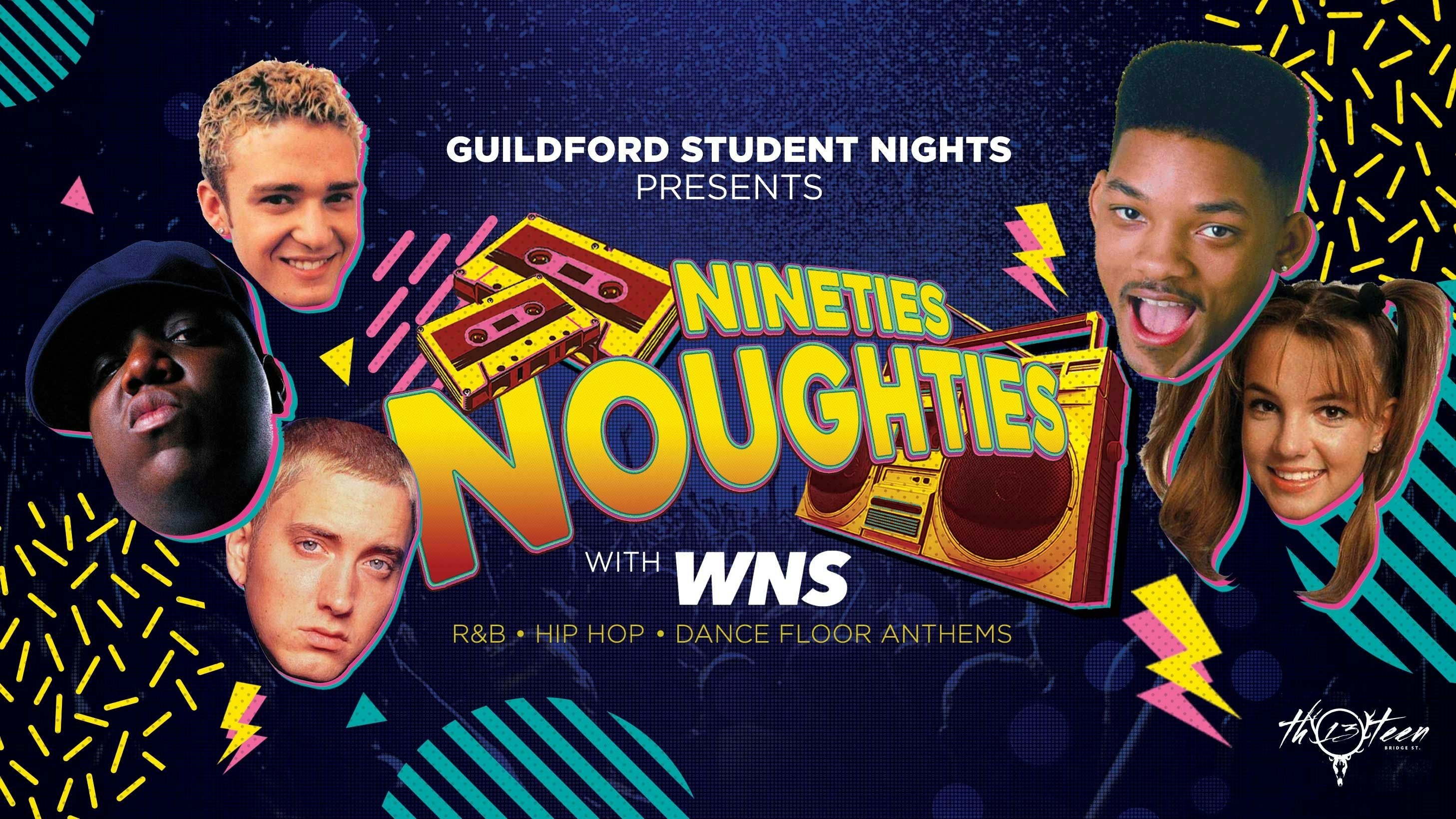 90s & 00s – Throwback Tunes All Night @ Bar Thirteen | Surrey Freshers 2021