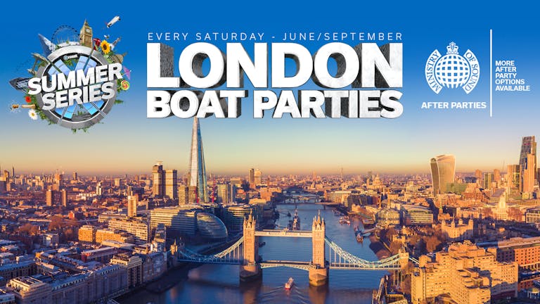 London Boat Party with After Party!