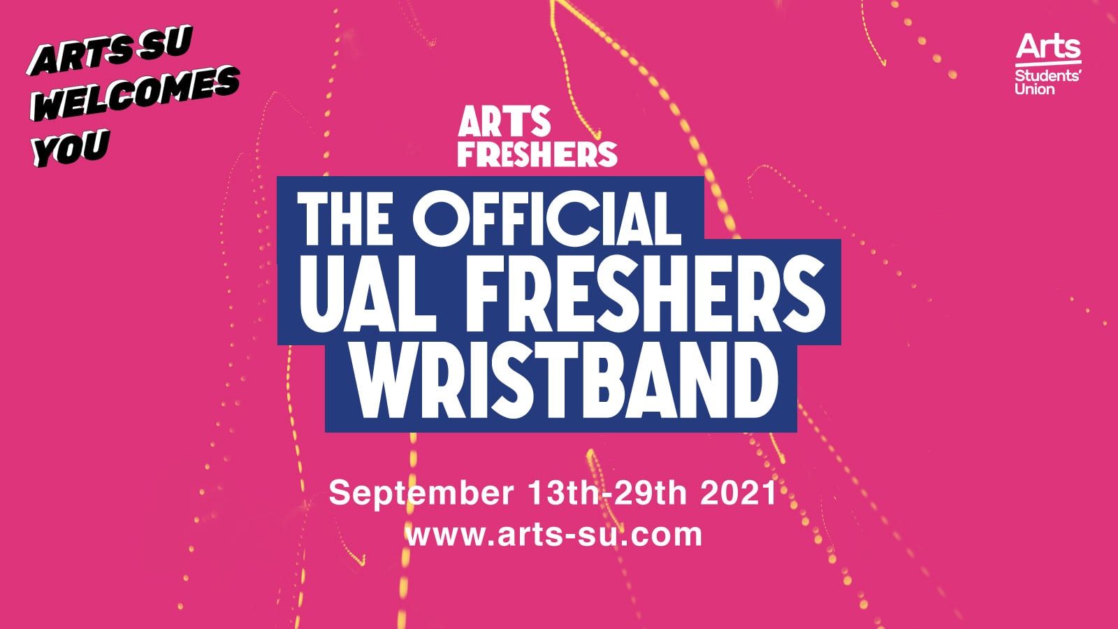 Arts Freshers 2021 Official Events Wristband