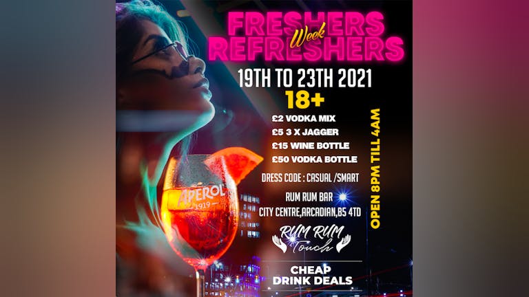 First 200 FREE TICKETS Birmingham Returners Freshers Week 19th to 23rd September  City Centre Location
