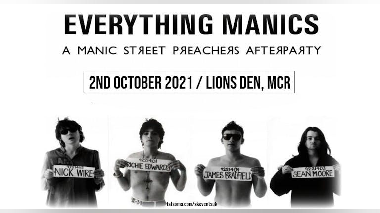 Manic Street Preachers Manchester Afterparty