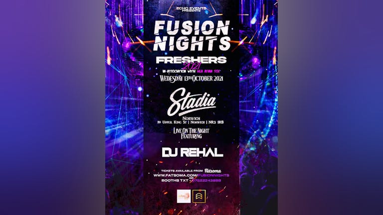 Fusion Nights - Norwich Freshers Takeover 
