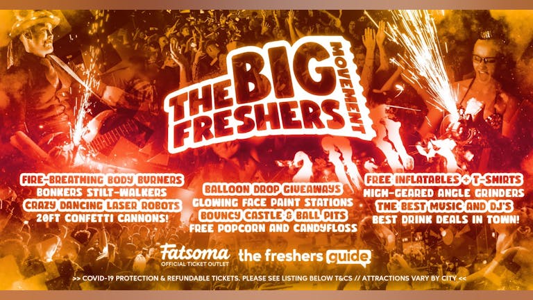 OFFICIAL University of Gloucestershire Welcome Party 2021 - The Big Freshers Movement Gloucestershire 2021 🎉