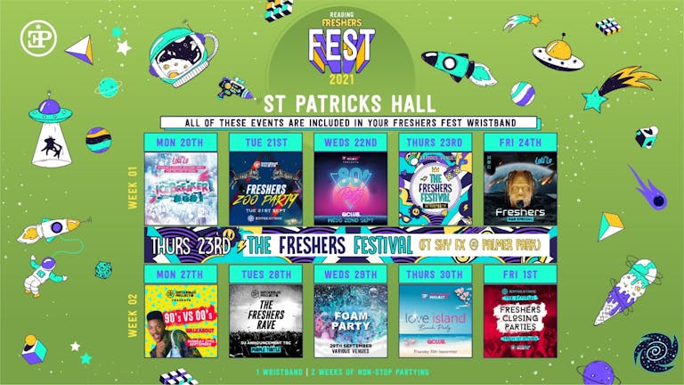 St Pat's Halls - Freshers Fest 