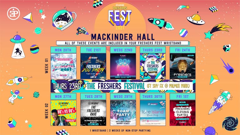 Mackinder Halls - Freshers Fest 
