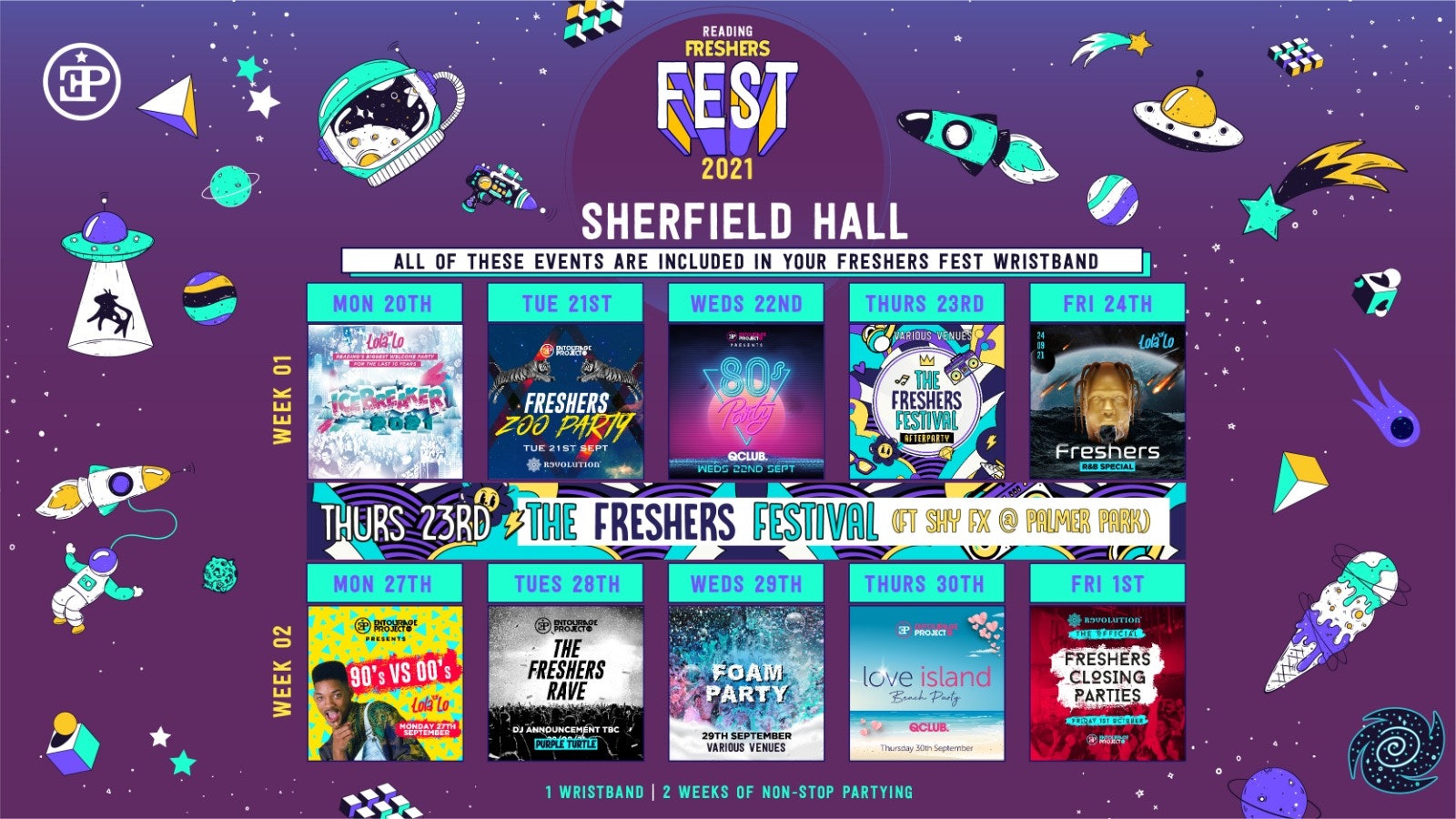 Sherfield Halls – Freshers Fest