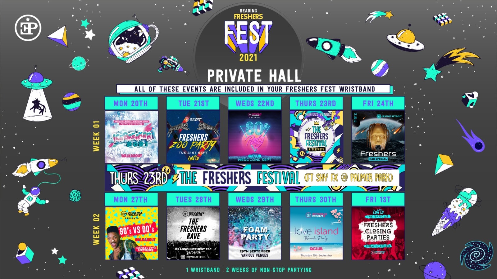 Private Halls – Freshers Fest