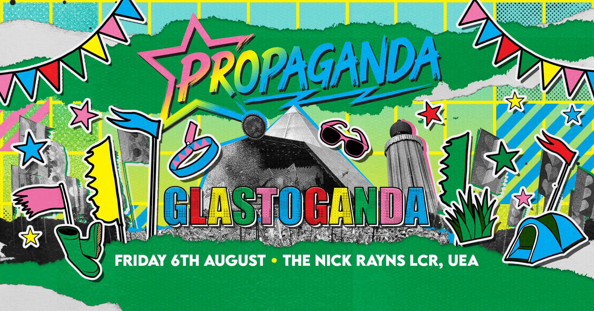 Propaganda Norwich – Glastoganda at The LCR, UEA!