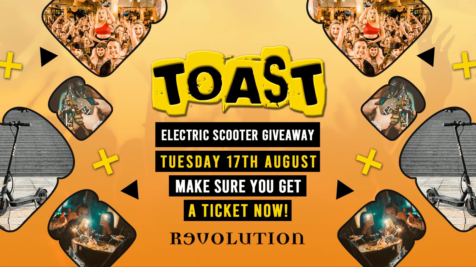 Toast • Electric Scooter Giveaway • Revolution