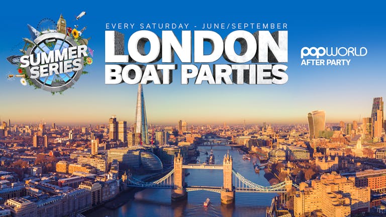 London Boat Party with Ministry of Sound After Party!