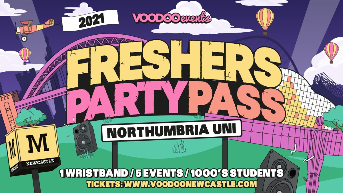 Freshers Party Pass – Northumbria Uni
