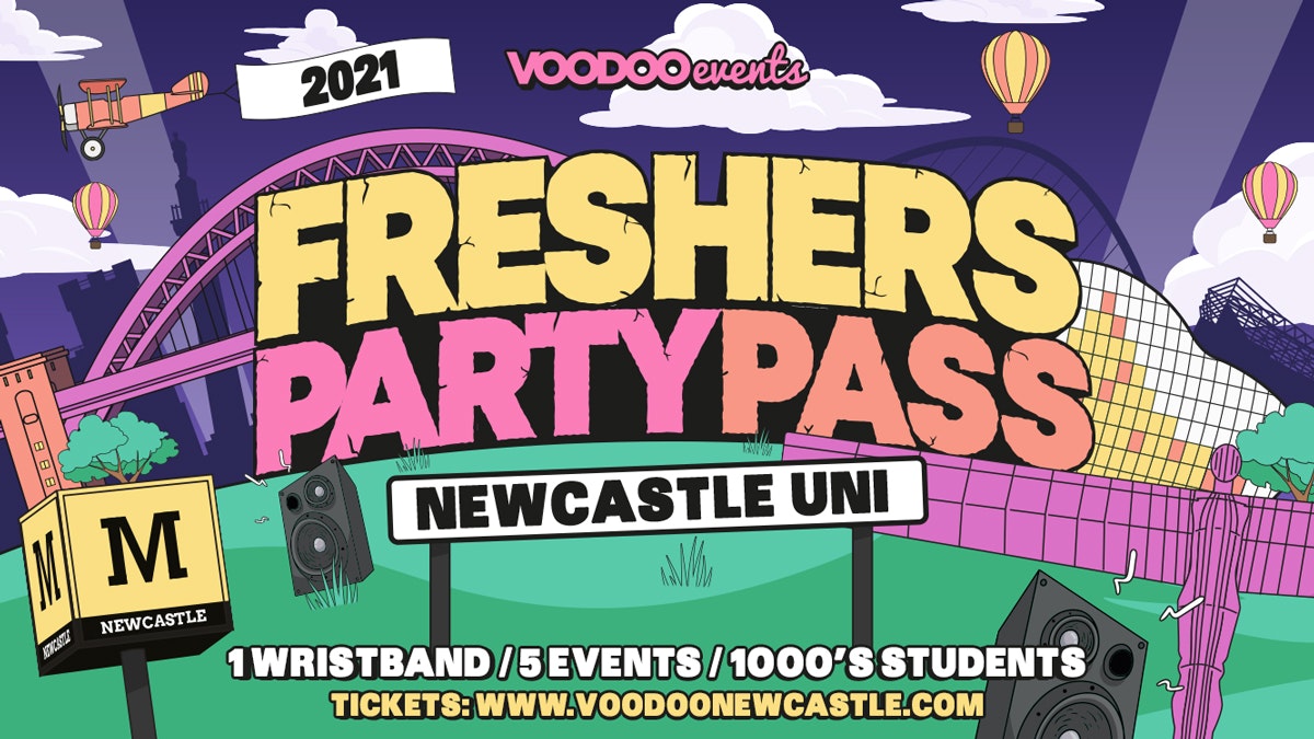 Freshers Party Pass – Newcastle Uni