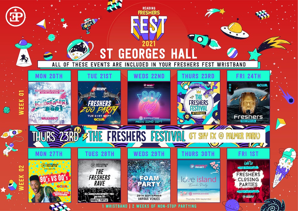 St George’s Halls – Freshers Fest