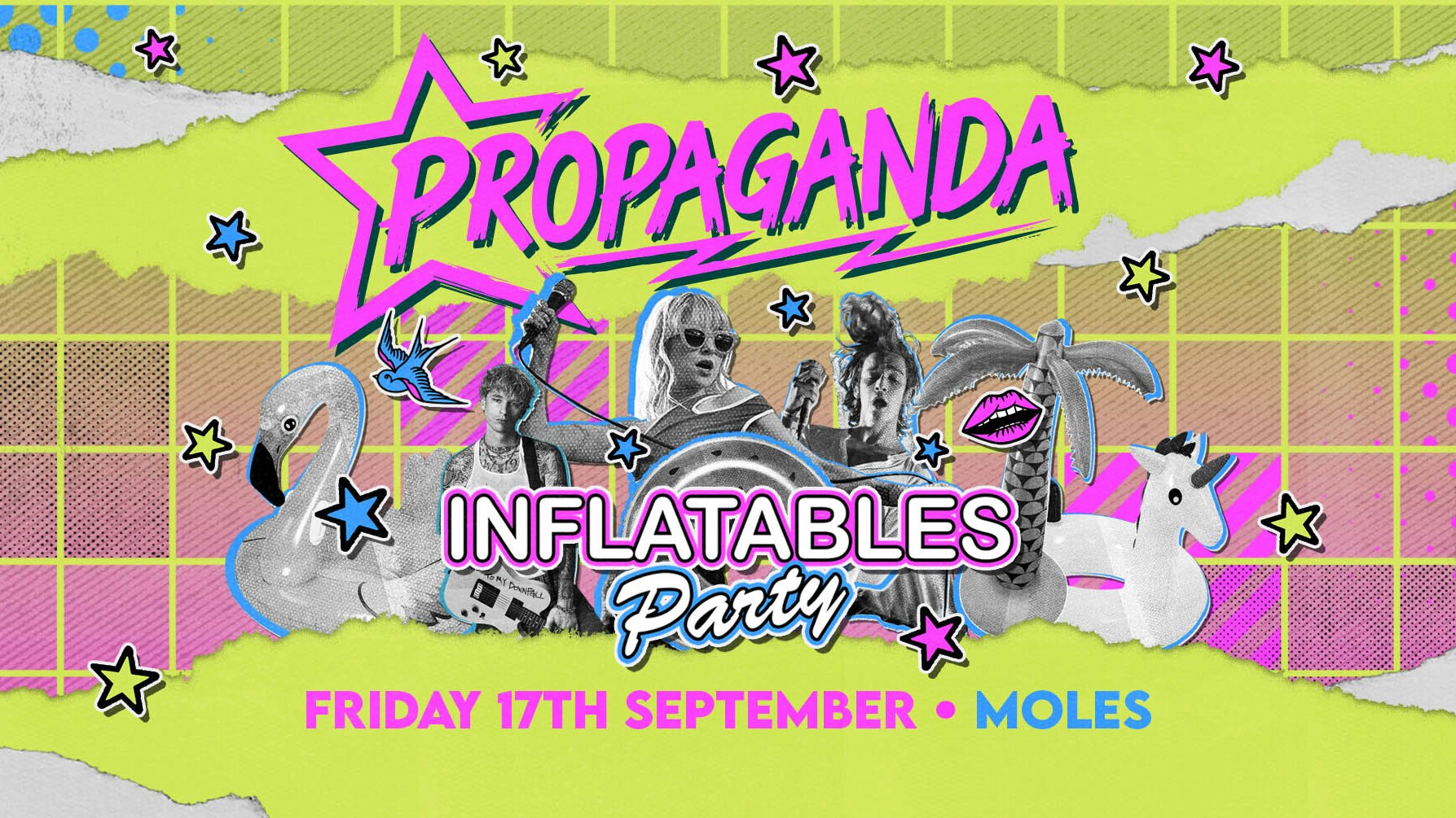 Propaganda Bath – Inflatables Party!