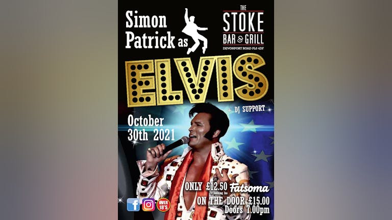 Simon Patrick as Elvis Presely with support from THE DELATONES