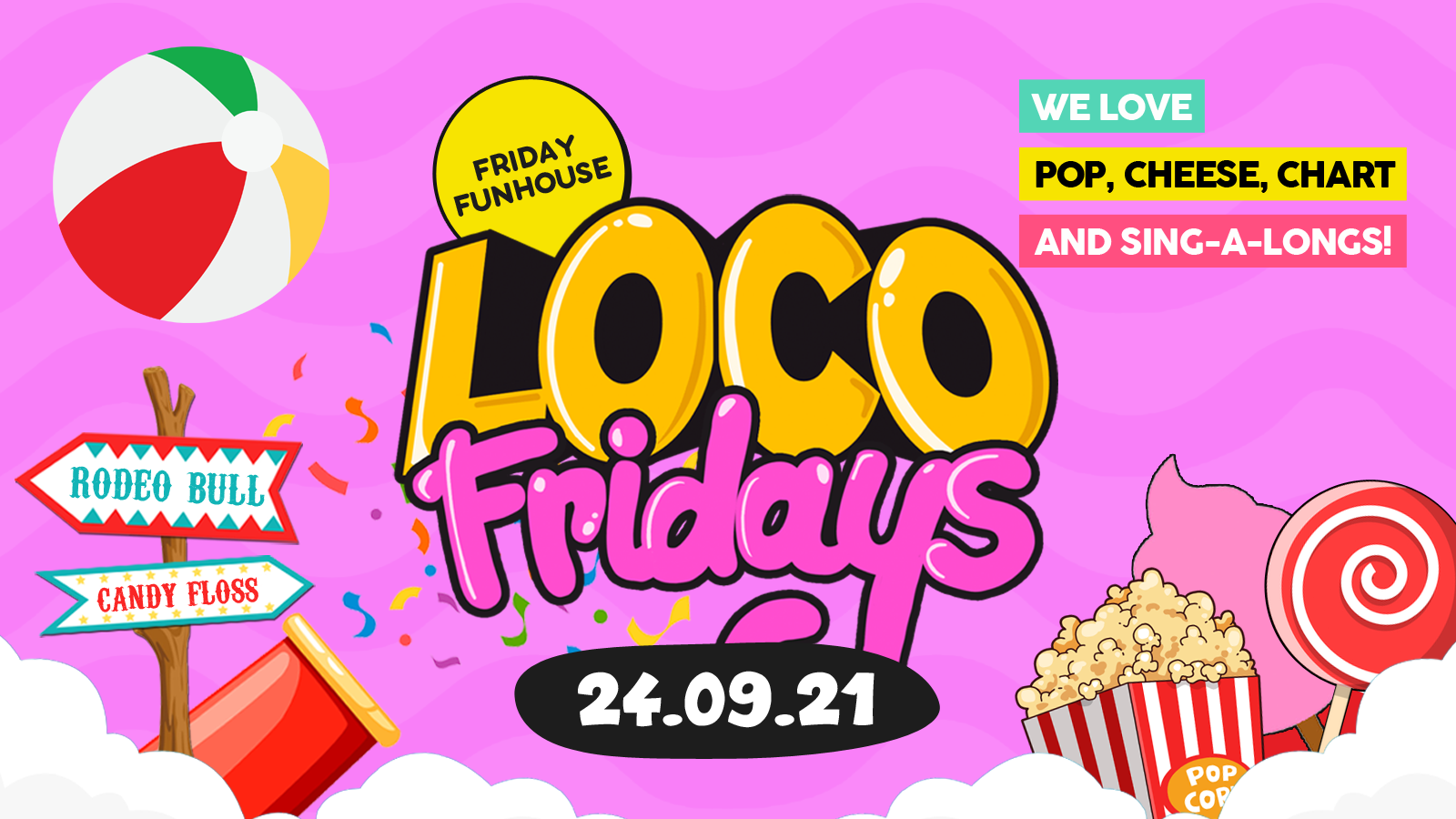 Freshers Funhouse • £2.00 Jagerbombs • Walkabout