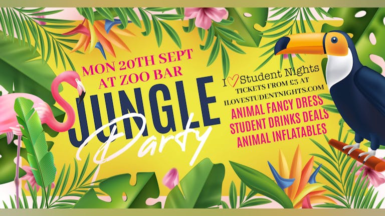 Freshers Jungle Party at Zoo Bar 2021 // Student Drink Deals