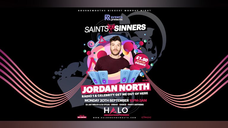 Halo Monday's - 20th Sept - with JORDAN NORTH / Freshers Launch | Bournemouth Freshers 2021  [Week 1 Freshers Event]