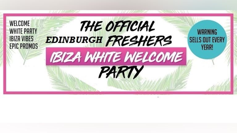 Bourbon Nightclub Venue Confirmation for Edinburgh Freshers Ibiza White Party 2021