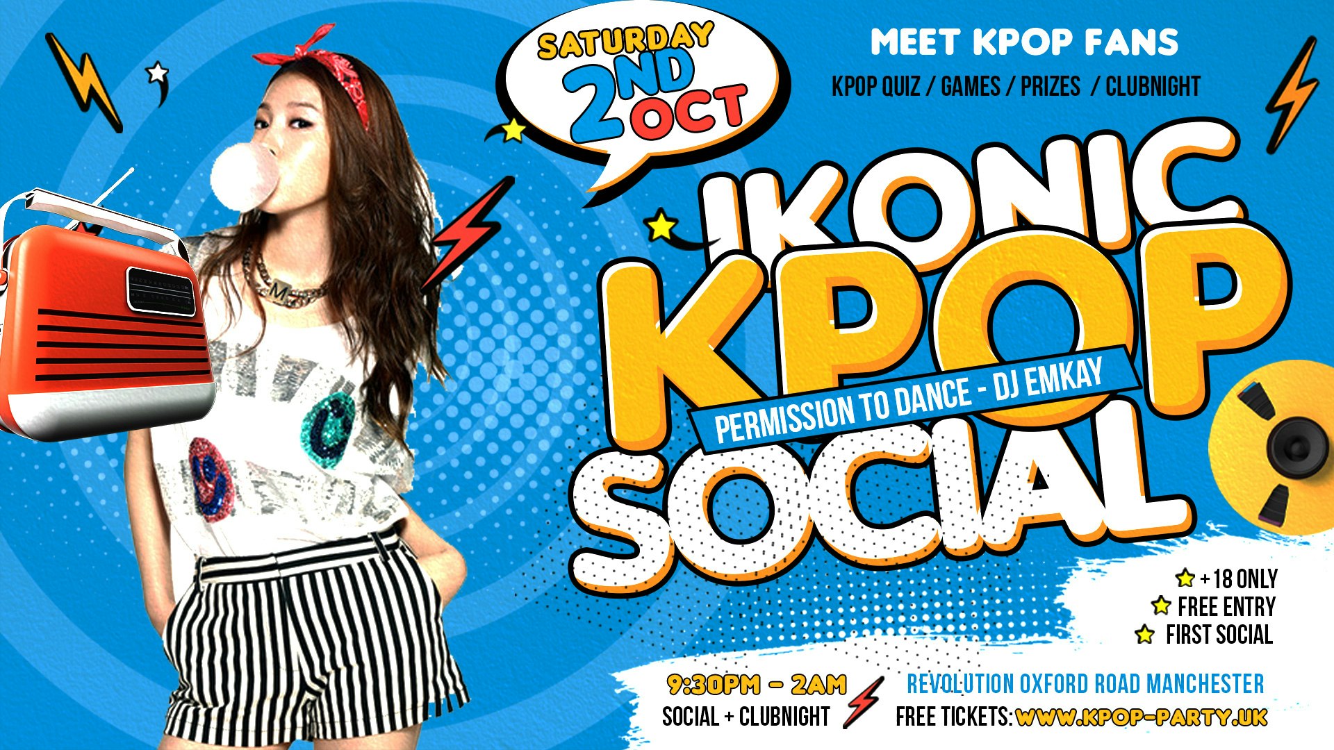 IKonic Kpop Social : Permission to dance | FREE ENTRY