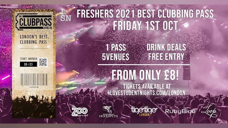 The Club Pass West End // Student Freshers Club Crawl // 5 Venues // Drink Deals and MORE!