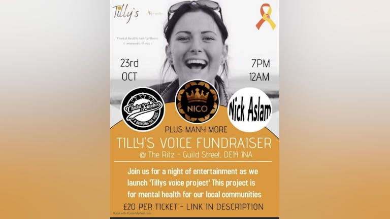 Tilly's Voice launch night and fundraiser 