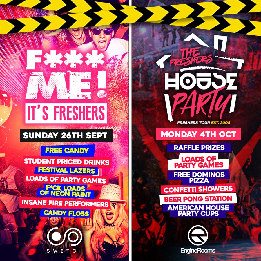 Your Freshers Guide | The COMPLETE Freshers 2021 TOUR – STARTS TONIGHT – Get Your Tickets NOW!