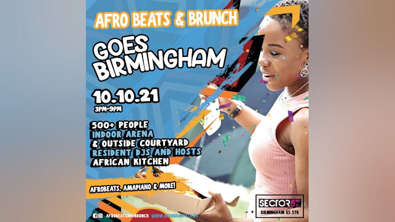⚠️LAST 20 TICKETS⚠️ Afrobeats n Brunch - Sun 10th Oct BIRMINGHAM UK TOUR