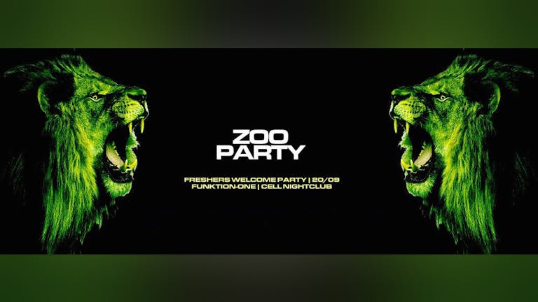 Nottingham Freshers Welcome Party | ZOO Theme Special