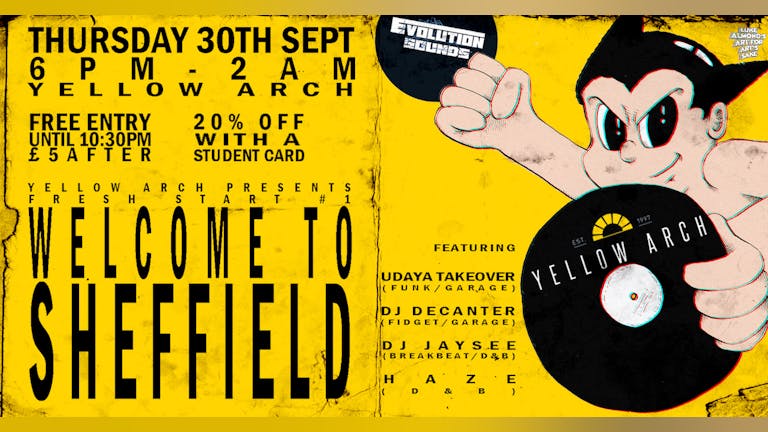 FRESH START #1: Welcome to Sheffield