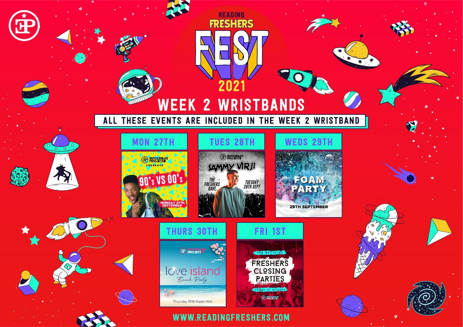 Freshers Week – WEEK 2 PASS