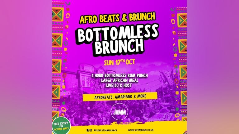 Afrobeats n Bottomless Brunch