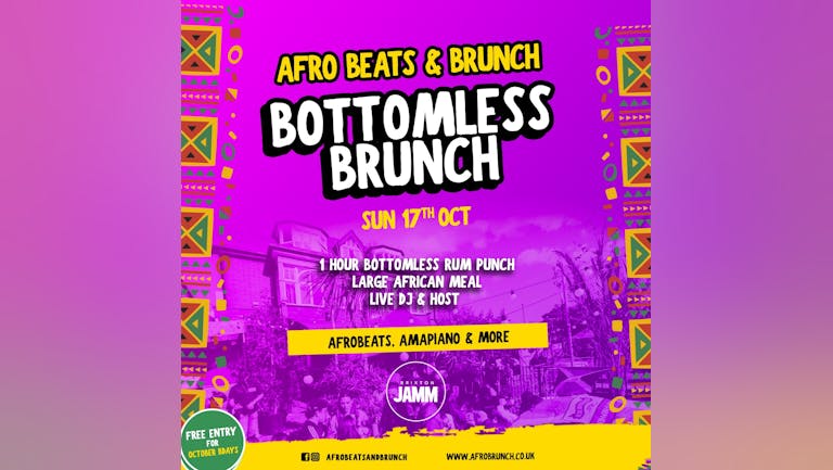 Afrobeats n Bottomless Brunch