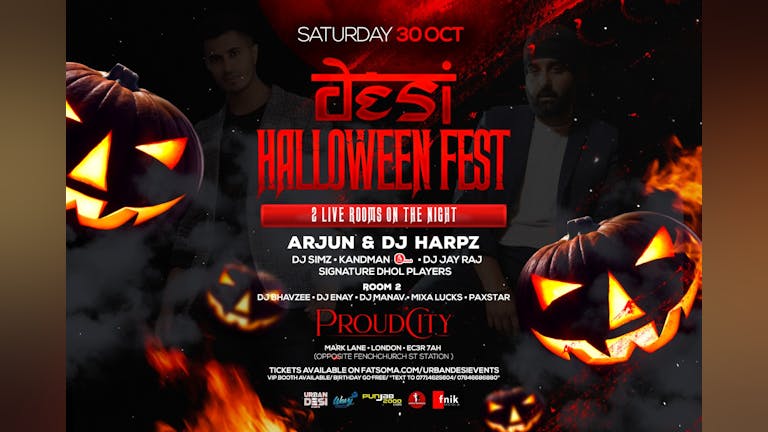 (Sold Out ) DESI HALLOWEEN FEST  ( Halloween Special)