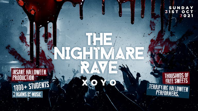 ALL TICKETS HAVE BEEN MOVED OVER TO FIRE & LIGHTBOX! The Nightmare Rave @ FIRE & LIGHTBOX | London Halloween 2021